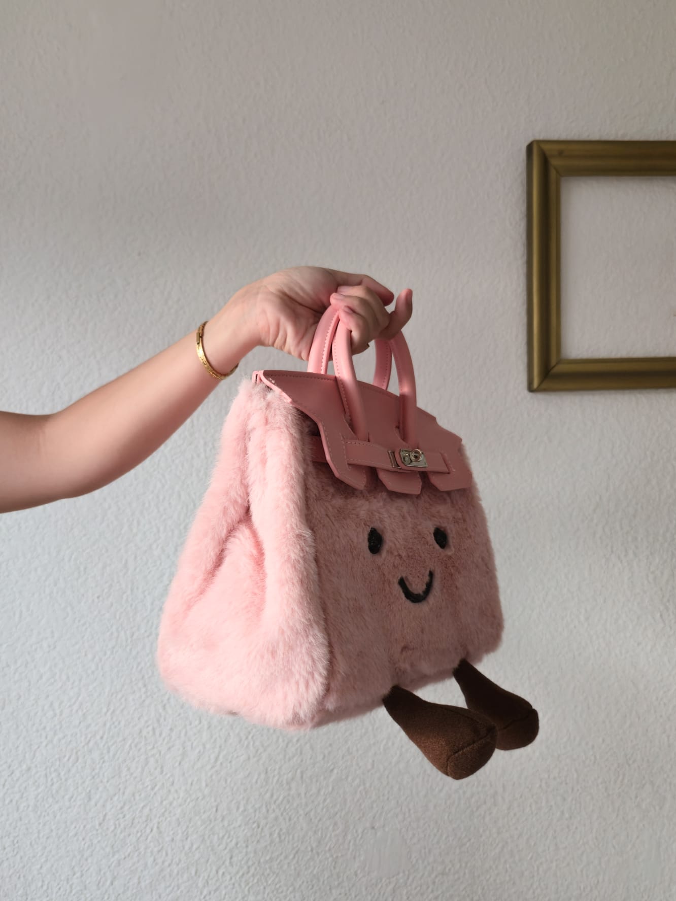 Smiley Tote – Pink