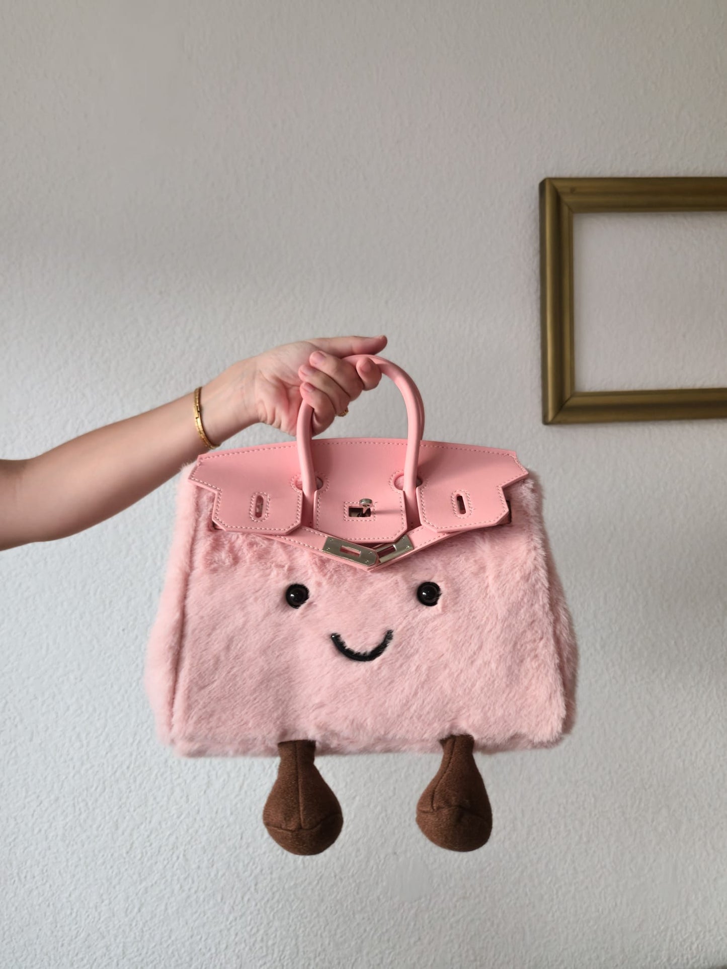Smiley Tote – Pink
