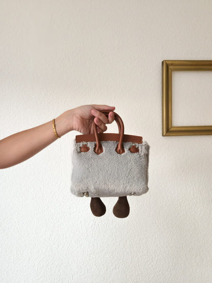 Mini Smiley Bag – Grey