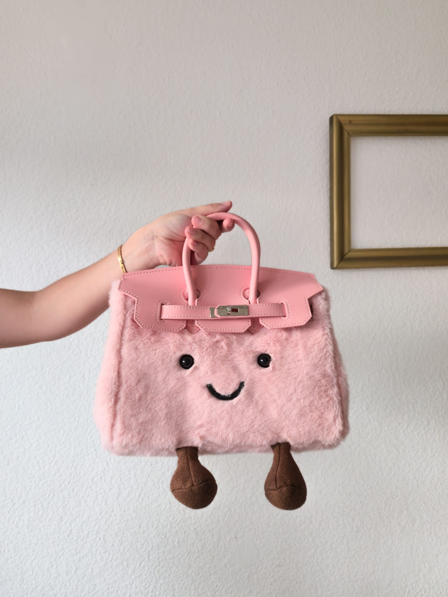 Smiley Tote – Pink
